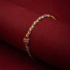 Flerfarget tibetansk buddhistisk gourmetarmbånd