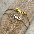 Armbånd Gourmette Hjerte Pote