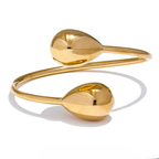 Charme Gourmette Armbånd Dråbe af Vand guld