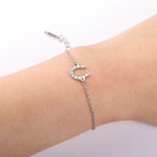 Armbånd / Gourmette Hestesko Held og Lykke sølv