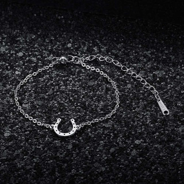 Armbånd / Gourmette Hestesko Held og Lykke sølv