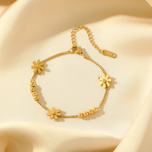 Margueritblomst Gourmette Armbånd