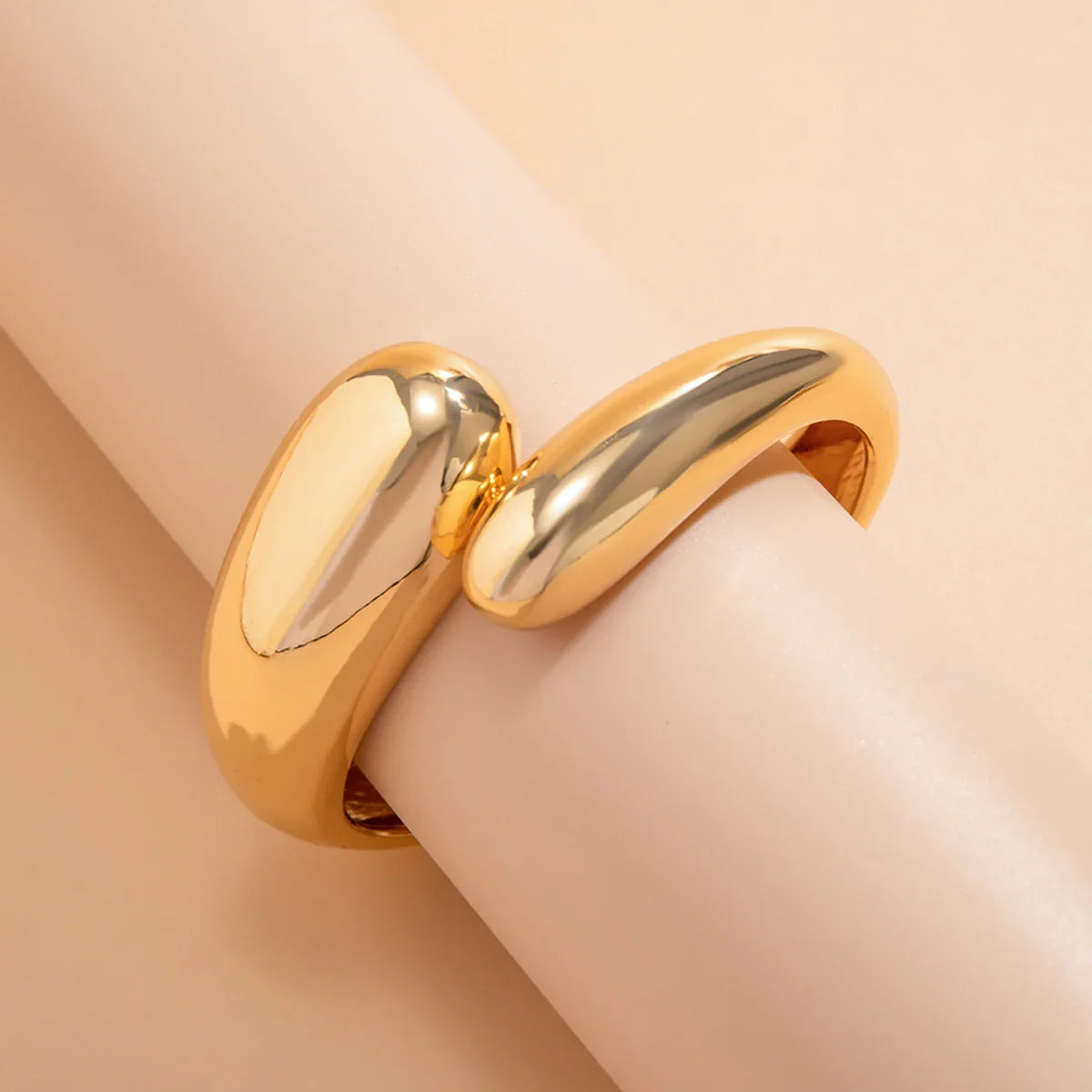 Gourmette-armbånd Dråpe av vann gull