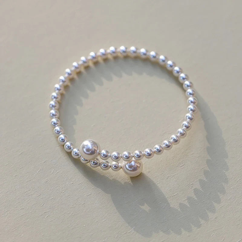 Bracelet Gourmette pour Femme en Perles