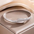 Vann Dråpe Armbånd i Zirkon for Kvinner sølv