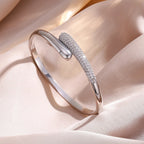 Vann Dråpe Armbånd i Zirkon for Kvinner sølv