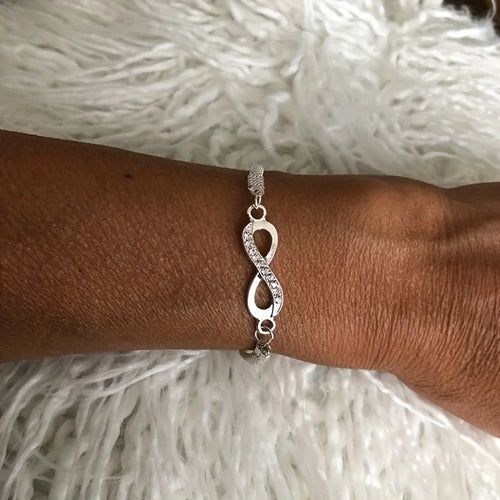 Uendeligt Zircon-armbånd 