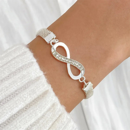 Uendeligt Zircon-armbånd