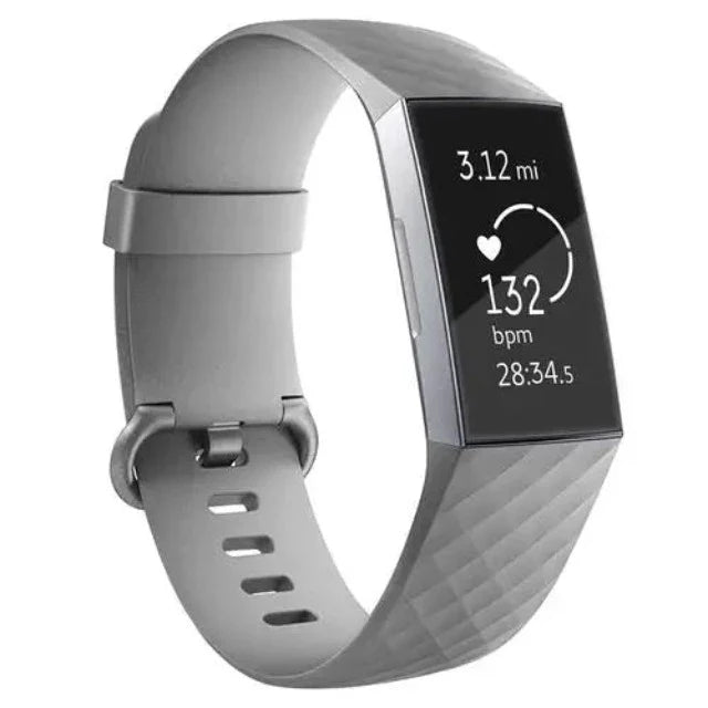 Armbånd til Fitbit Charge 3 & Charge 4 klokke i grå