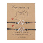 Armbånd til Kærlige Par (Sæt med 2 Armbånd) uendeligt hjerte