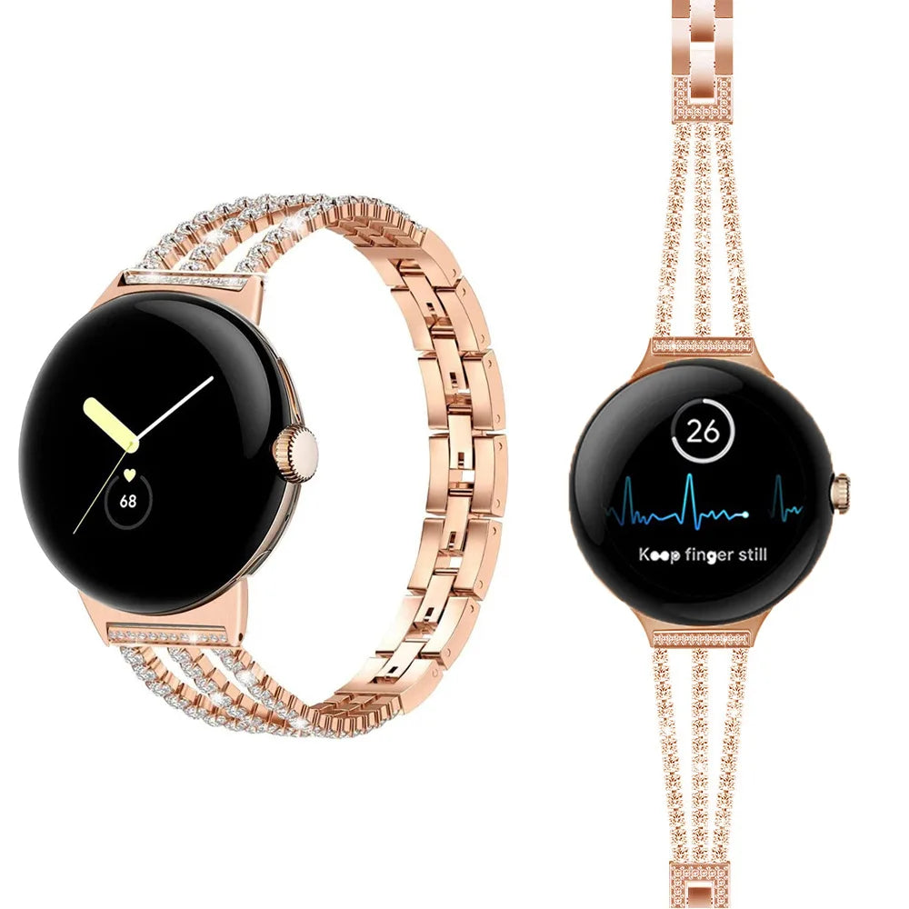 Armbånd til kvinder til Google Pixel Watch 1, 2, 3, 4 41mm 45mm