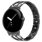 Armbånd til kvinder til Google Pixel Watch 1, 2, 3, 4 41mm 45mm sort