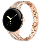 Armbånd til kvinder til Google Pixel Watch 1, 2, 3, 4 41mm 45mm rosaguld