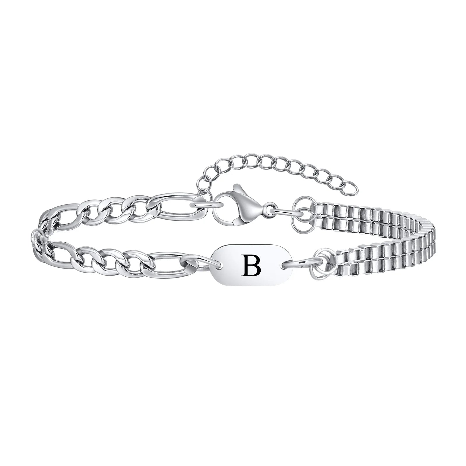 Herrearmbånd initial b