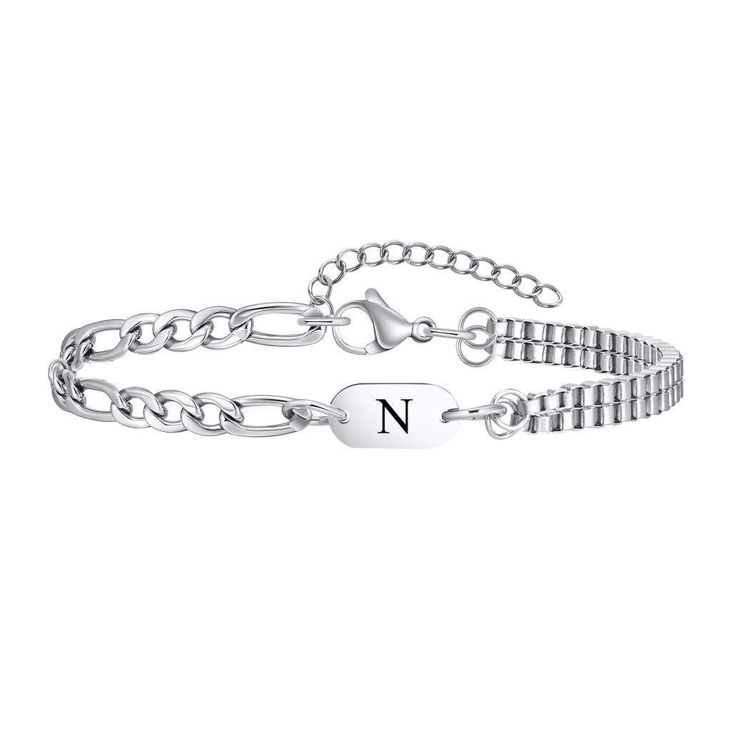 Herrearmbånd initial n
