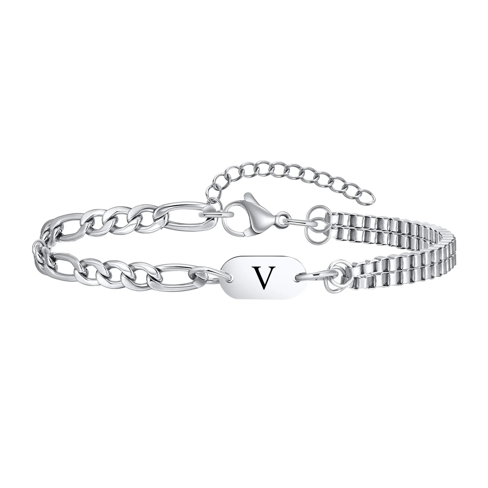 Herrearmbånd initial v