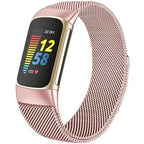 Armbånd for Fitbit Charge 3 Charge 4 Charge 5 klokke rosa