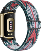 Klokkereim for Fitbit Charge 5, Charge 6 hvit og rosa