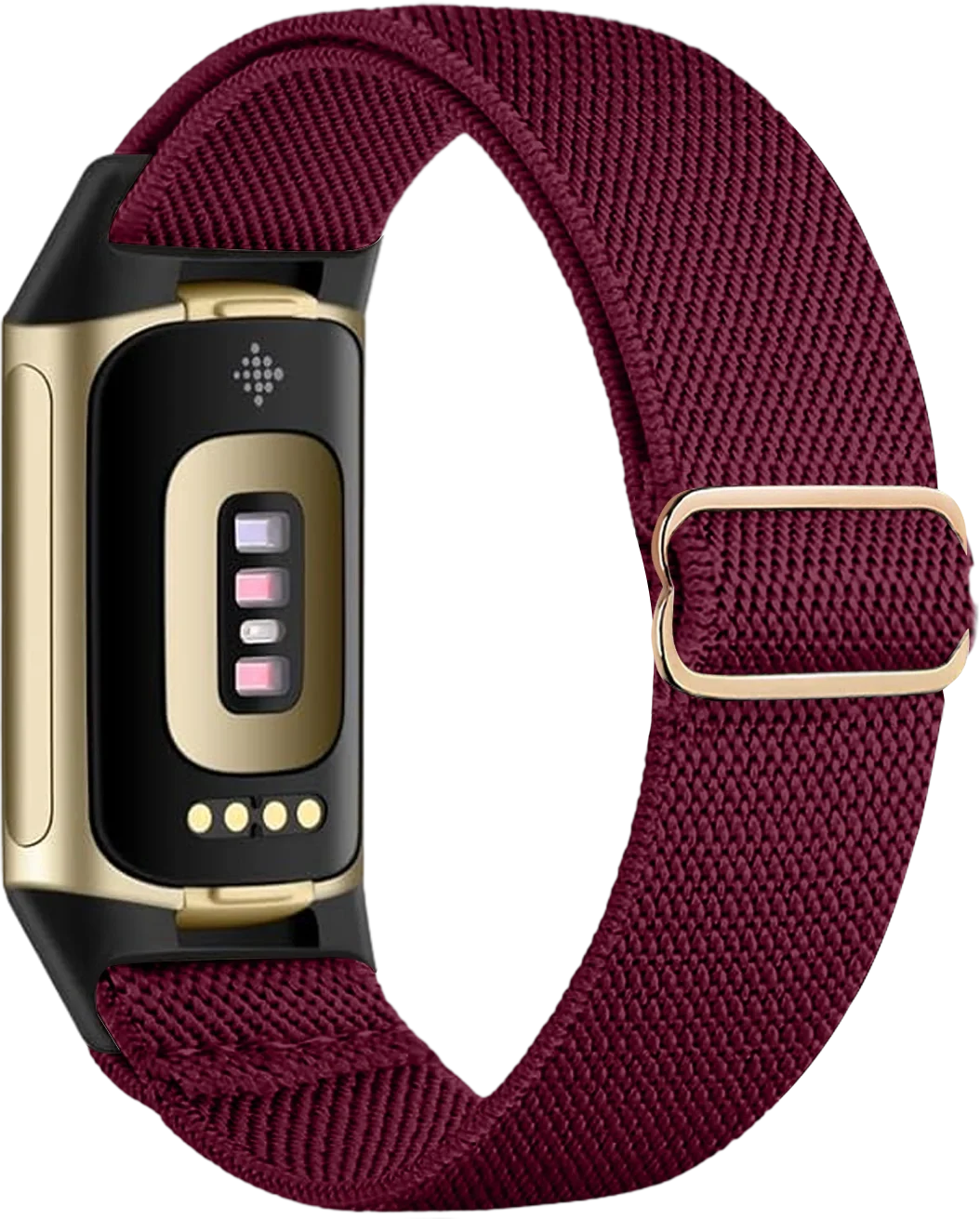 Klokkereim for Fitbit Charge 5, Charge 6 fuksiarosa