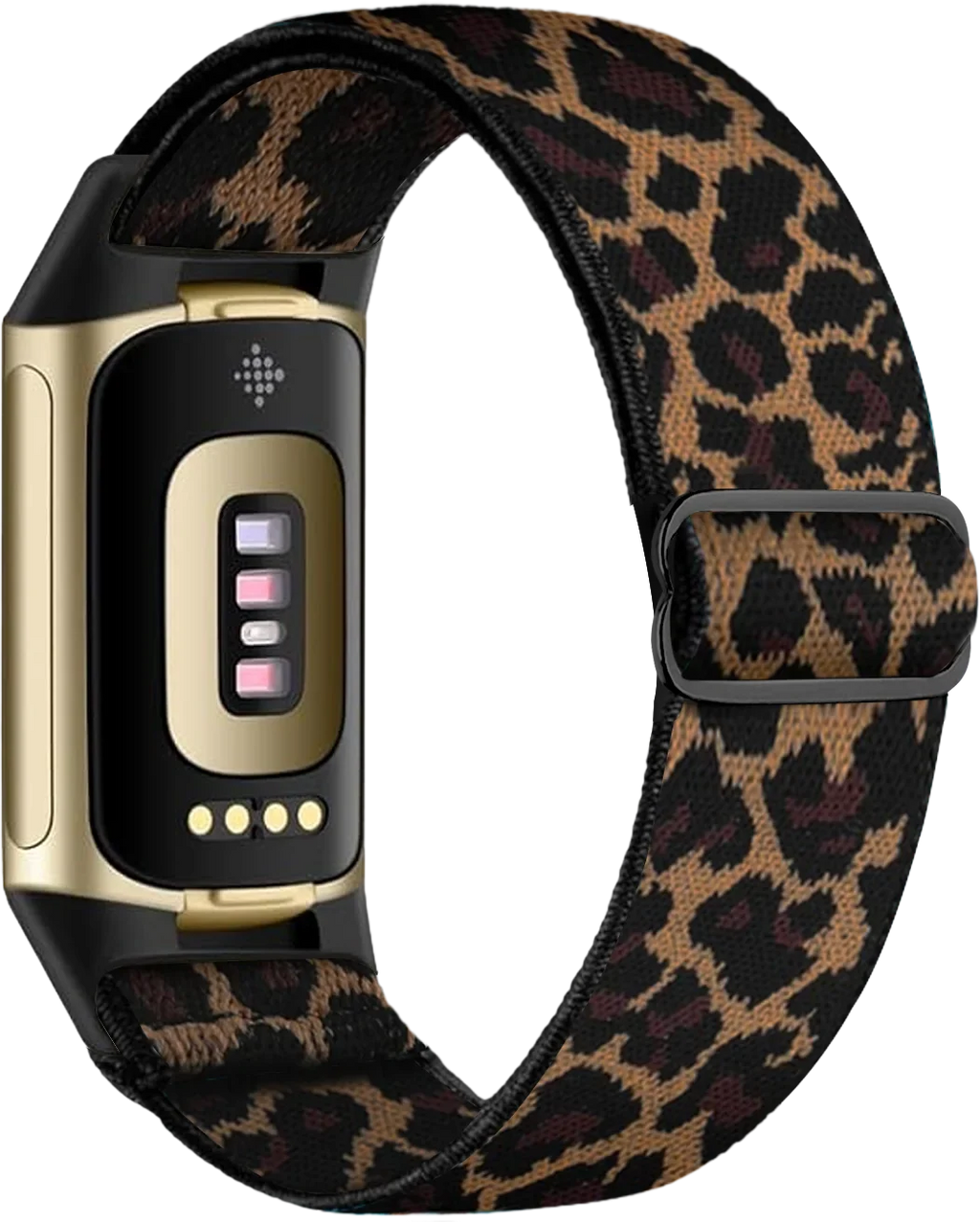 Klokkereim for Fitbit Charge 5, Charge 6 leopard