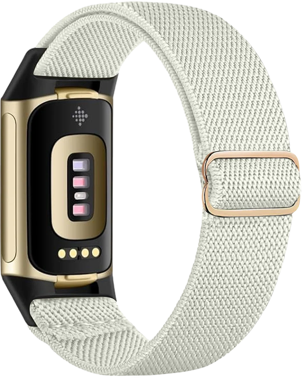 Klokkereim for Fitbit Charge 5, Charge 6 hvit