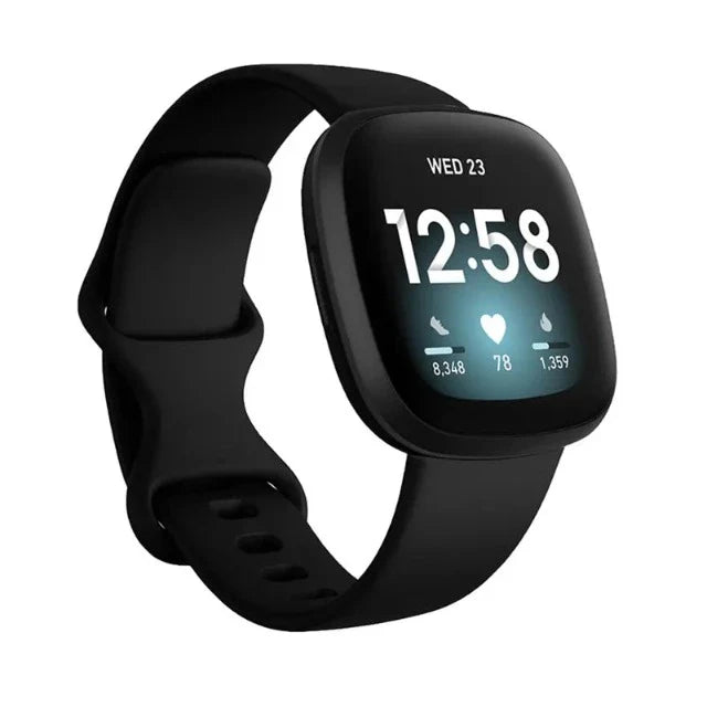 Armbånd for Fitbit Versa 3-klokke svart