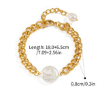 Retro armbånd med perle