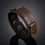 Skandinavisk Læderarmbånd til Mænd