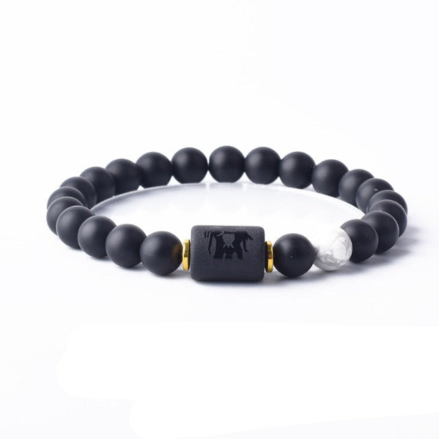 Bracelet Signe Du Zodiaque 12 Constellations Homme Femme Astrologie