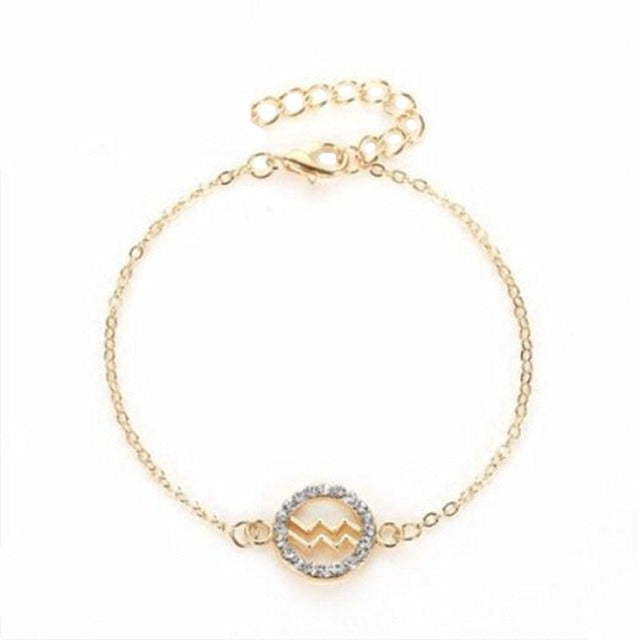 Armband Stjärntecken 12 Konstellationer Man Kvinna Astrologi 