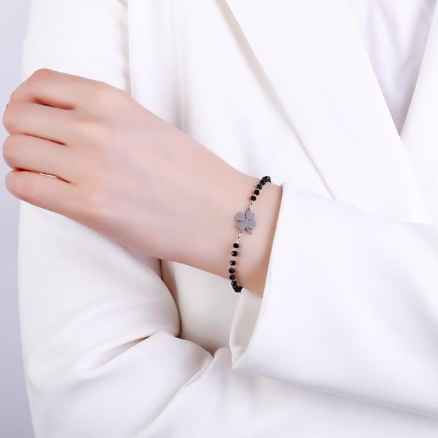 Náramek Čtyřlístek pro štěstí