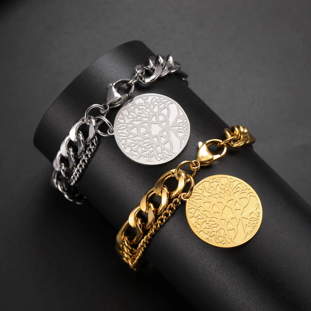 Triquetra armbånd Treenighedsknude sølv