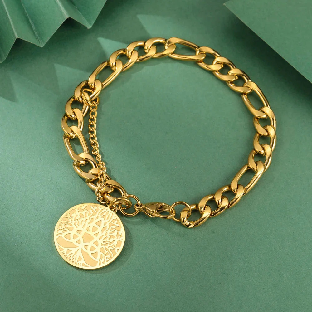 Triquetra armbånd Treenighedsknude guld