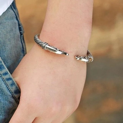 Viking armbånd Ragnar (Sølv eller Guld) 