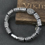 Viking Rune Celtisk armbånd i sølv