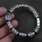 Viking Rune Celtisk armbånd i sølv