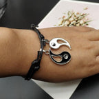 Yin Yang pararmbånd som kan deles 