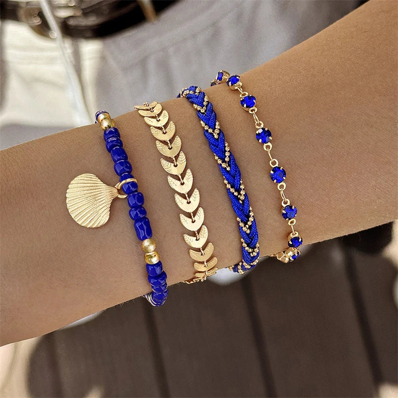 Bracelets de Style Bohême bleu