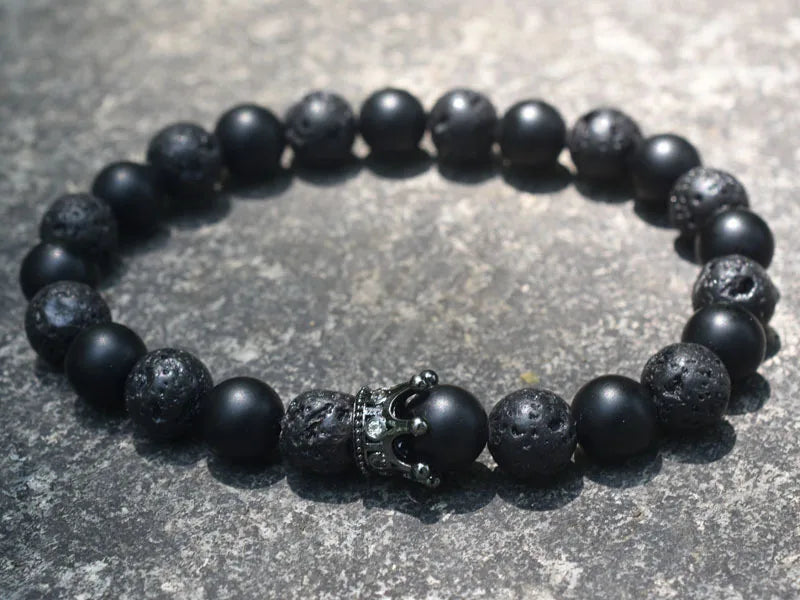 Armbånd for par Gourmette Konge- og Dronningkrone