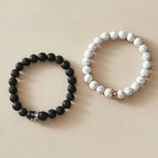 Armbånd for par Gourmette Konge- og Dronningkrone