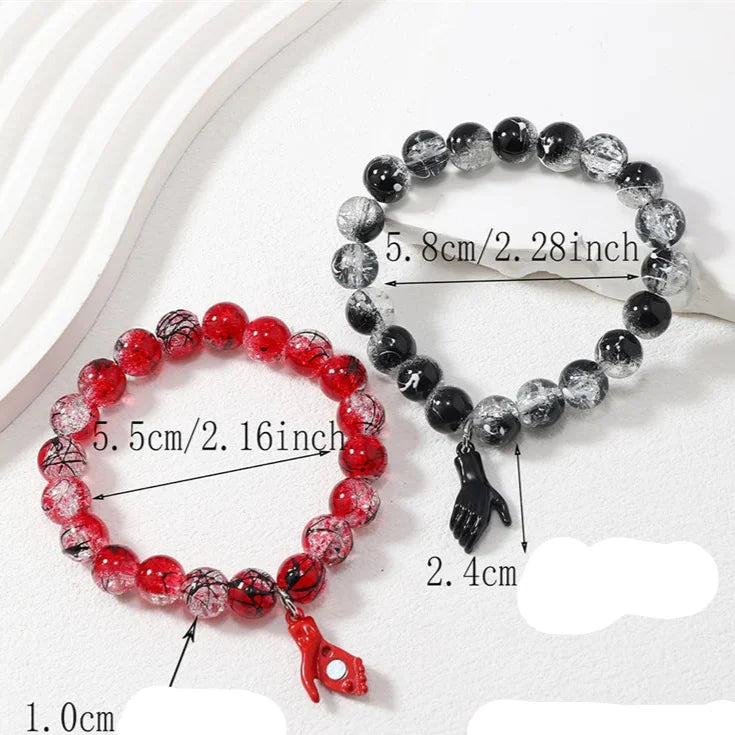 Armbånd til par romantisk magnetisk gourmette 3