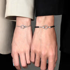 Náramky pro romantické páry s řetízkovými kroužky