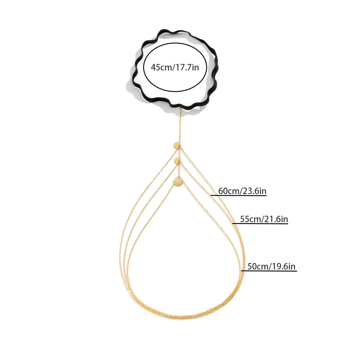 Lårkjede - Lårsmykke Kropp Lår Kvinne Ben