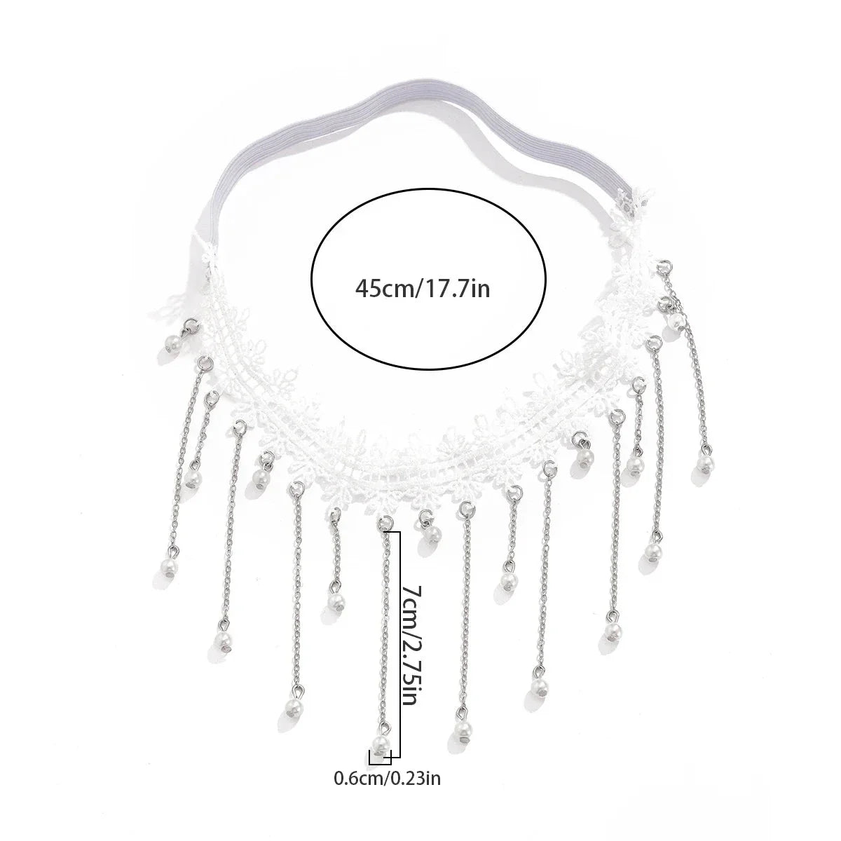 Hvit Lårkjede - Lårkjede Smykke Kvinne Lår Kropp