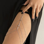 Lårkjede Gull & Sølv for Dame sølv