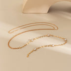 Drejebænkekæde med perler til kvinder