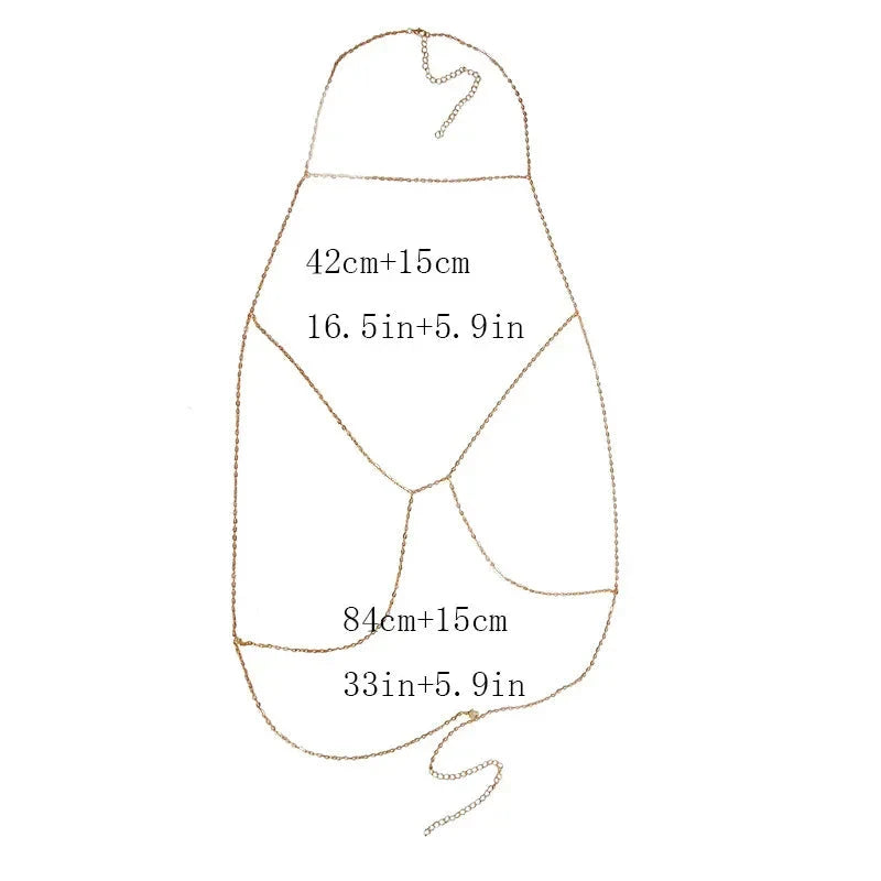 Dame halskjede brystkjede