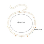 Mavekæde med perler til kvinder