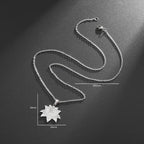 Kæde & Lotusblomst Medaljon