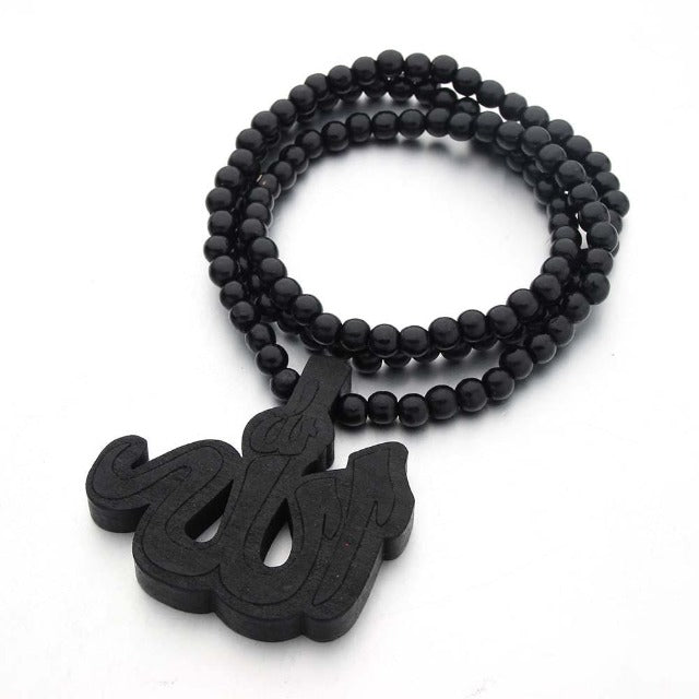 Arabisk muslimsk Sebha rosenkrans svart